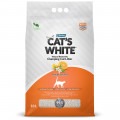 Наполнитель Cats White Oranger 10л комкующийся с ароматом апельсина