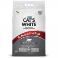 Наполнитель Cats White Activated Carbon 10л комкующийся с активированным углем